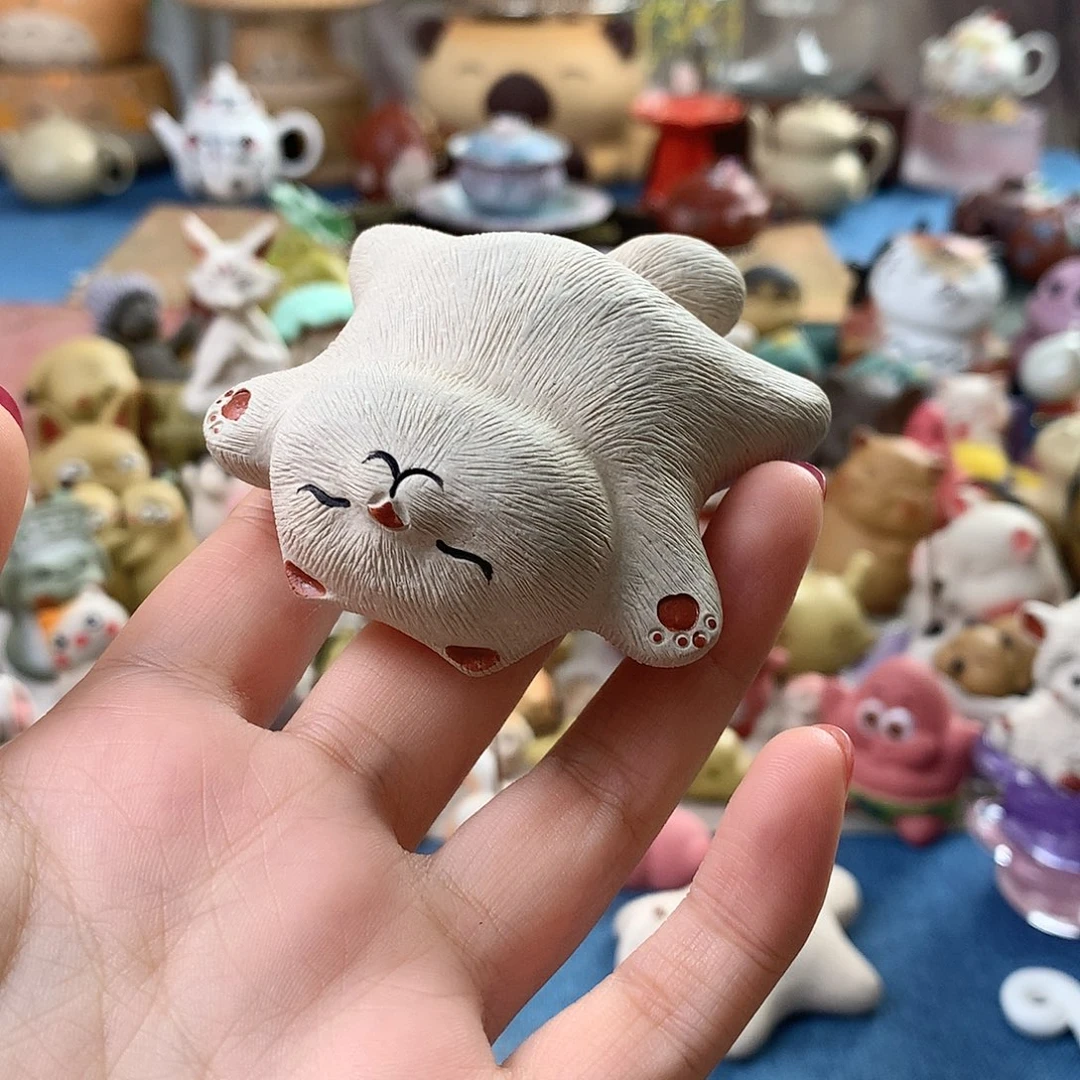 紫砂茶宠手工制作