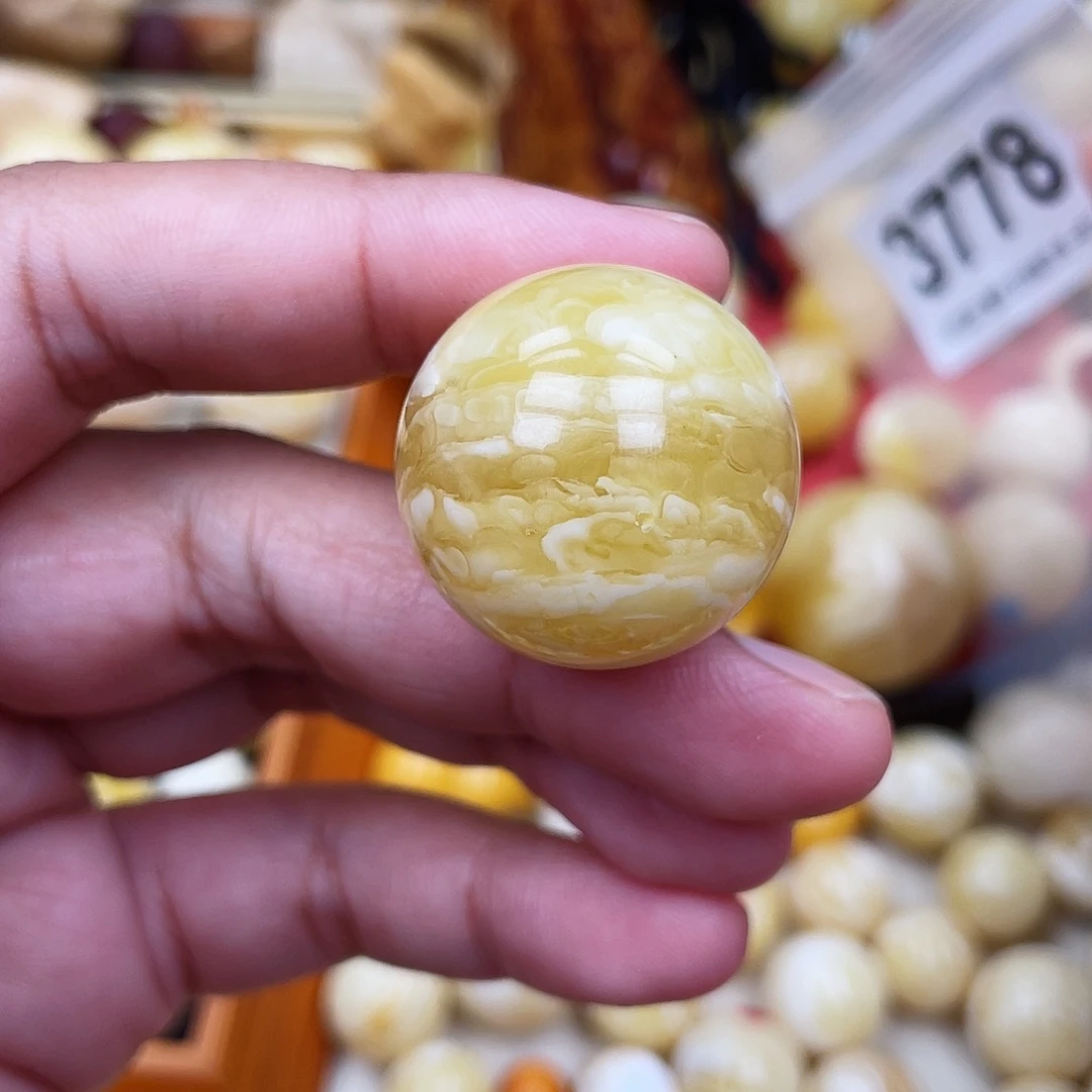 蜜蜡未镶嵌珠宝奇石粉26.8