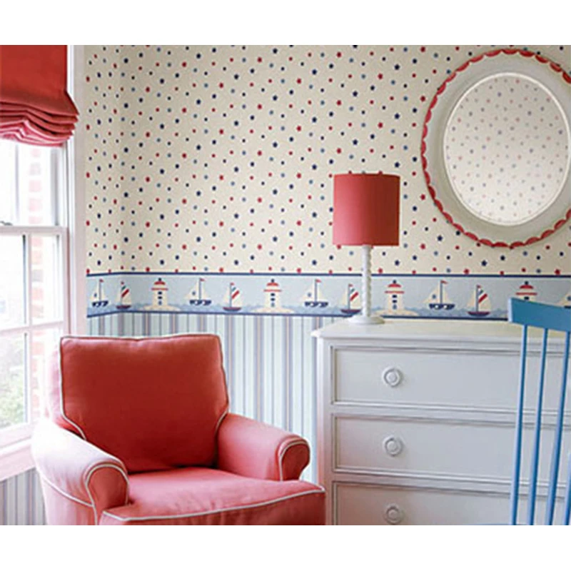 美国原装进口布鲁斯特儿童房公主房木纤维环保家庭装饰墙纸HAS