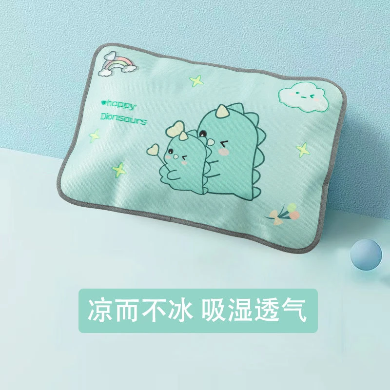 【冰感】夏季儿童冰丝枕套可水洗折叠枕头套凉爽可爱卡通学生枕芯套