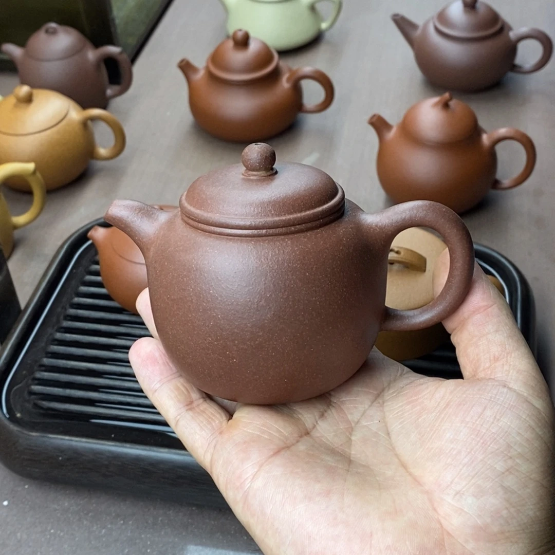 茶壶紫砂微瑕袍遵190容量