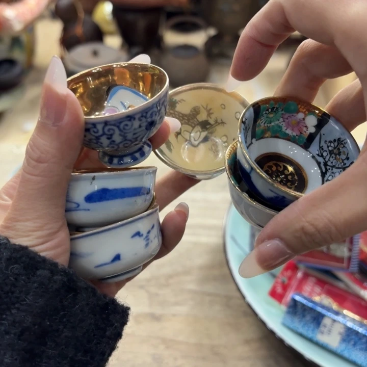 陶瓷古美术置物摆件