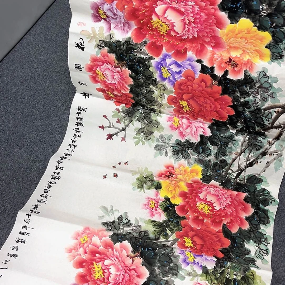 国画国画老师手绘作品