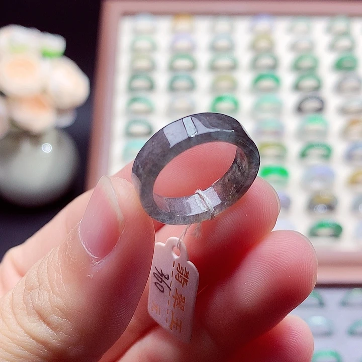 翡翠未镶嵌戒指14号