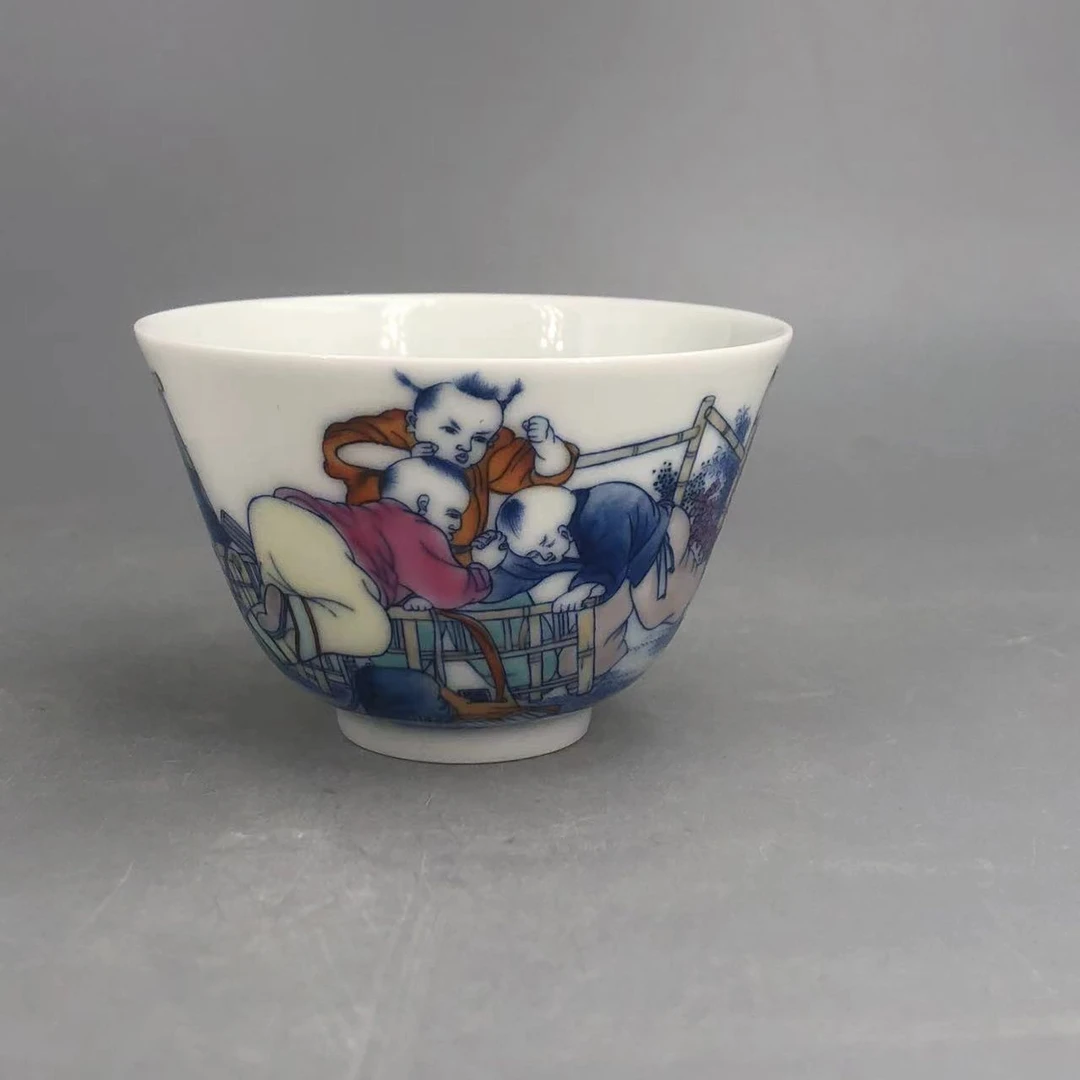 CL-C4211[学茶严选]斗彩童子杯