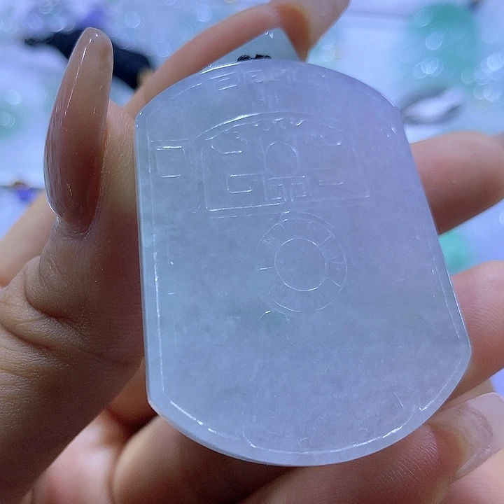 翡翠未镶嵌颈饰天然翡翠A货吊坠