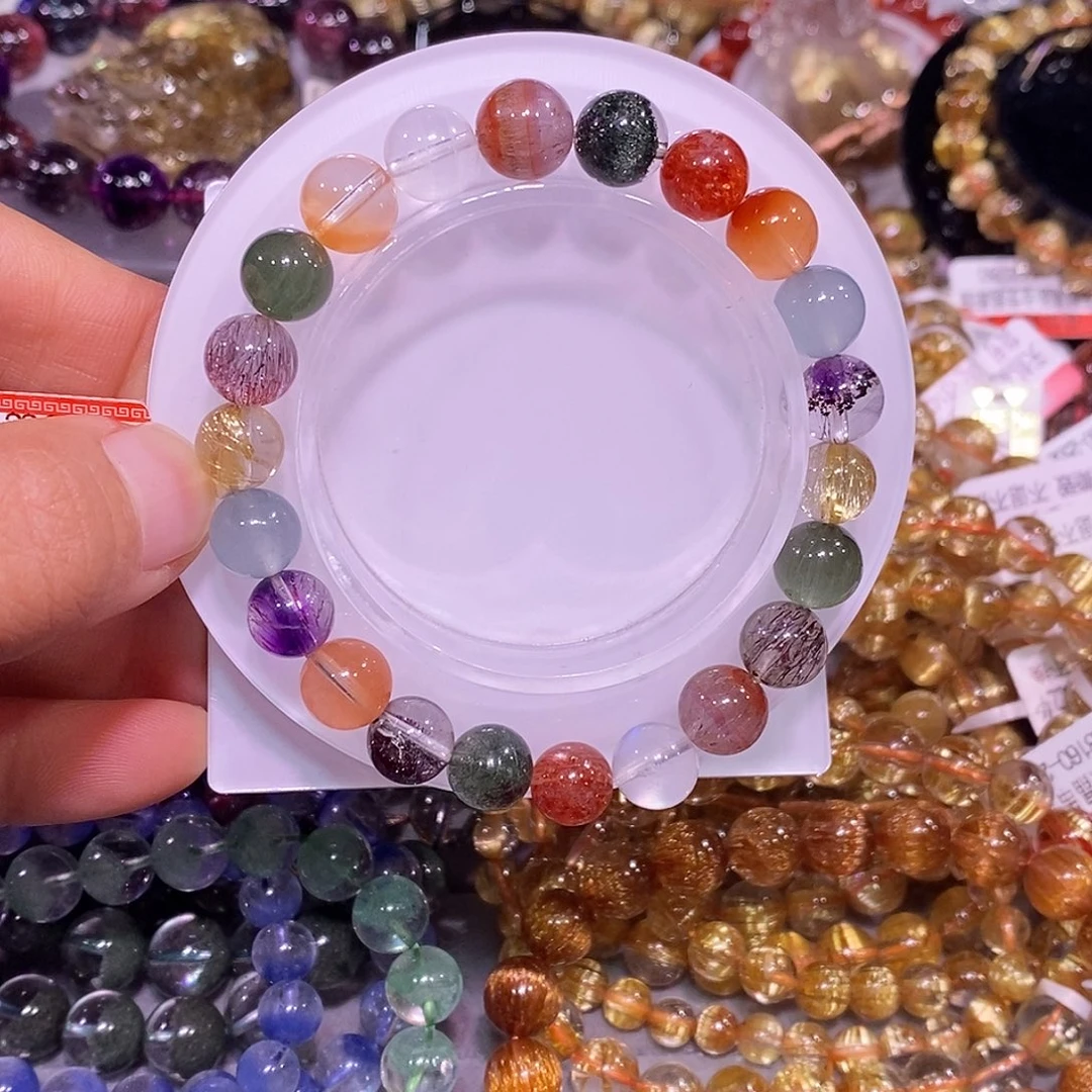 未镶嵌手链水晶多宝9