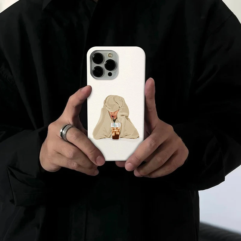 冰美式适用苹果16pro创意手机壳15promax个性14小众13/12/ins