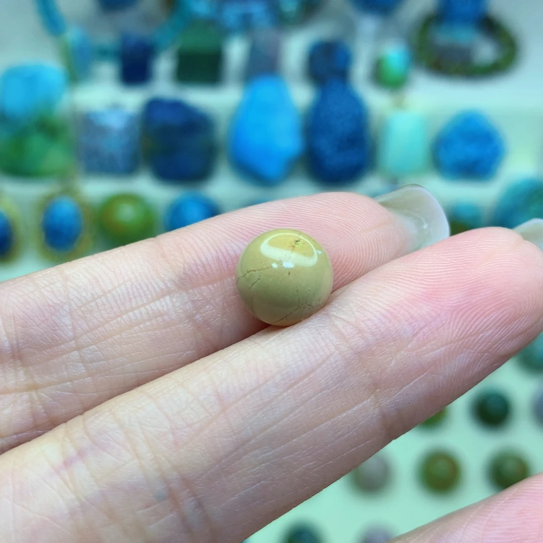 绿松石未镶嵌圆珠9