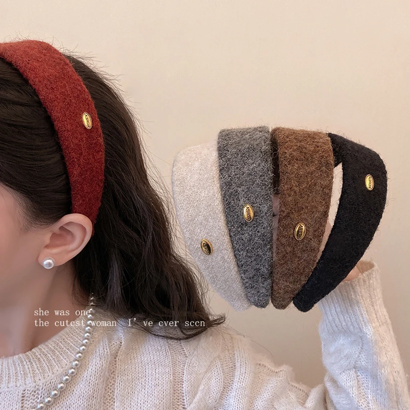 秋冬金标宽边发箍女2025新款高颅顶洗脸压发头箍时尚洋气发卡发饰