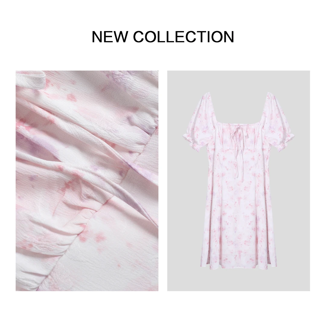 【芳芳专属】L5F26197小清新碎花短袖连衣裙-6197