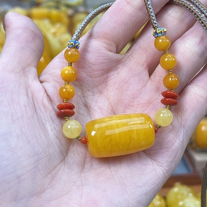 琥珀未镶嵌裸石琥珀蜜蜡J36