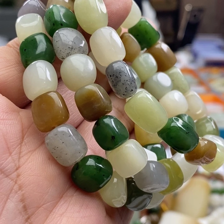 和田玉未镶嵌手链多样性发货，拍一发一