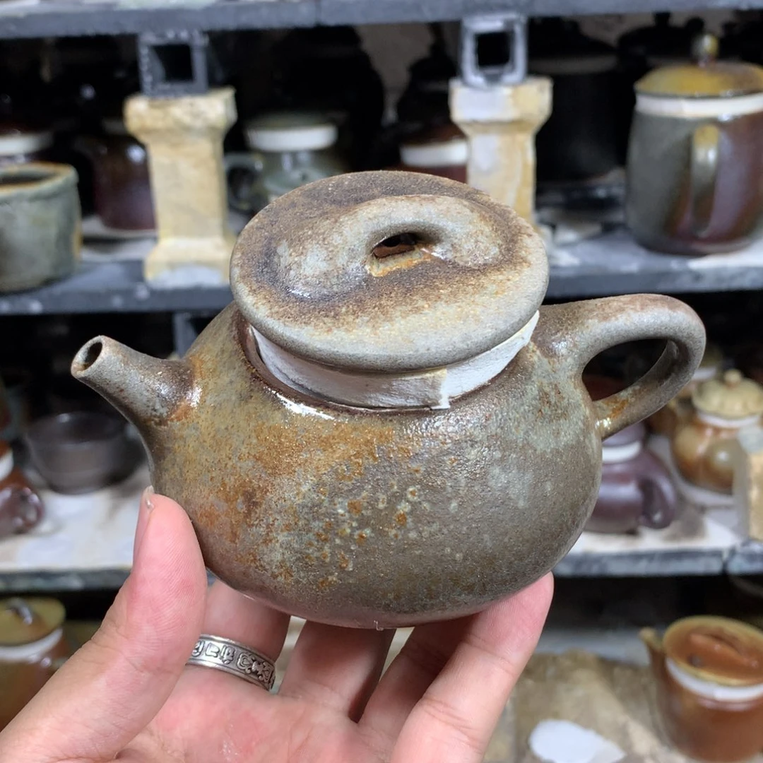 紫砂茶壶纯自然柴烧