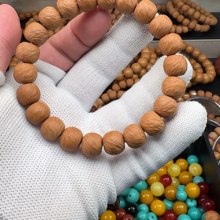 猴头核桃手串11云锦猴头核桃