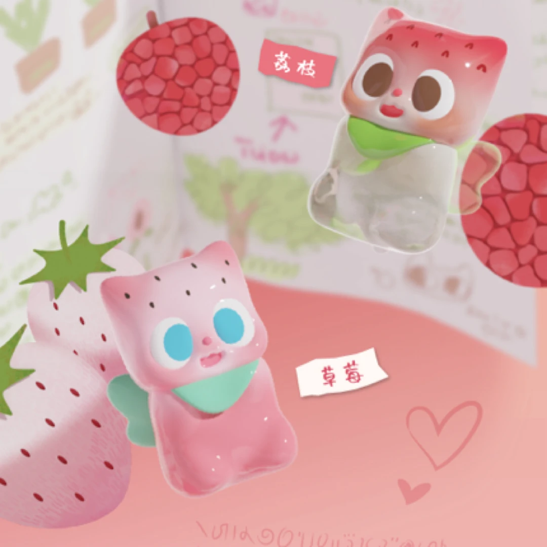 【五人导航车】pitty水果图鉴系列萌粒潮玩可爱摆件盲盒