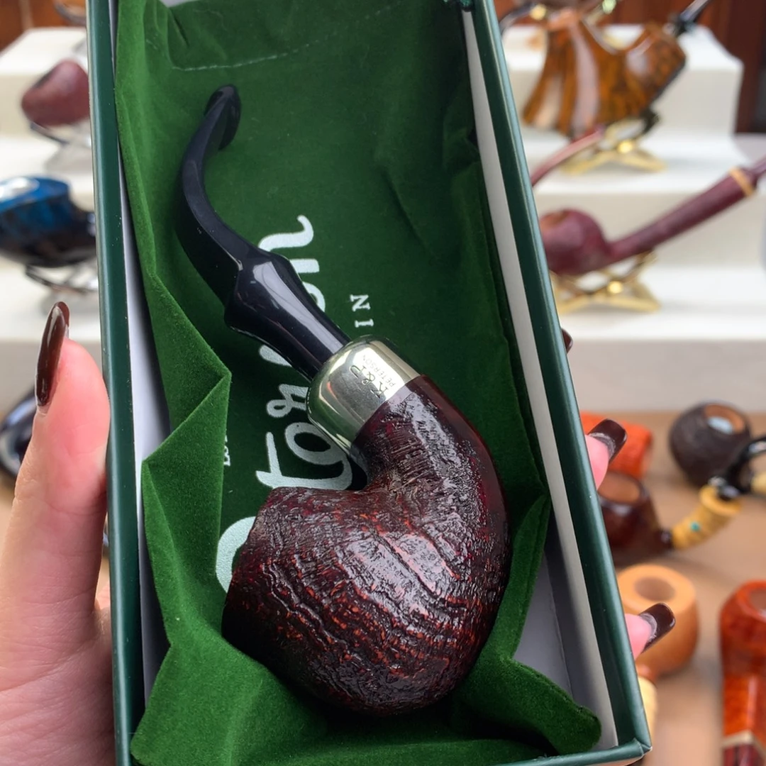 茄***啡高品质石楠木烟斗