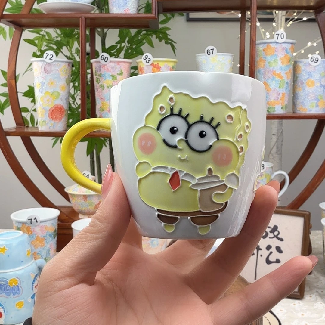 陶摆件02景德镇手绘高温釉下彩