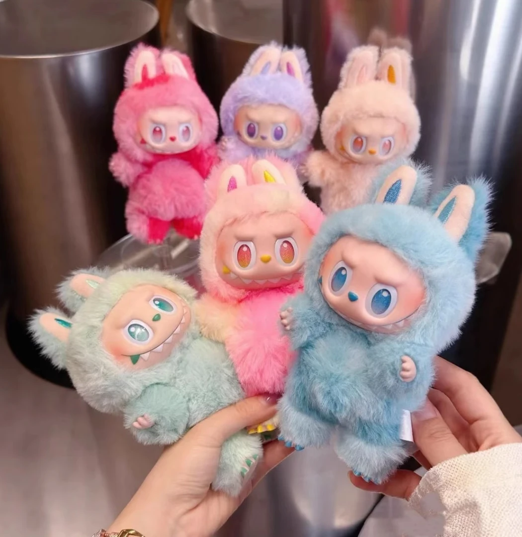 潮玩毛绒祖国版三代3代搪胶毛绒毛绒公仔玩偶
