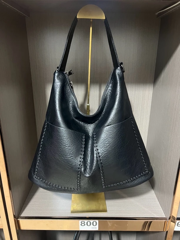 新款简约百搭休闲腋下托特女包1139