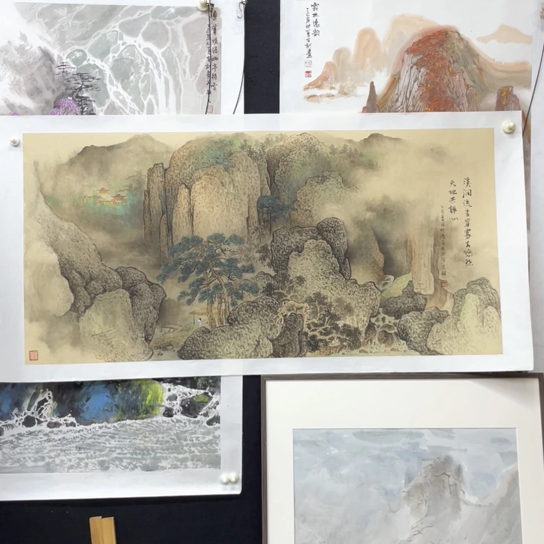 国画手绘国画，山水精品