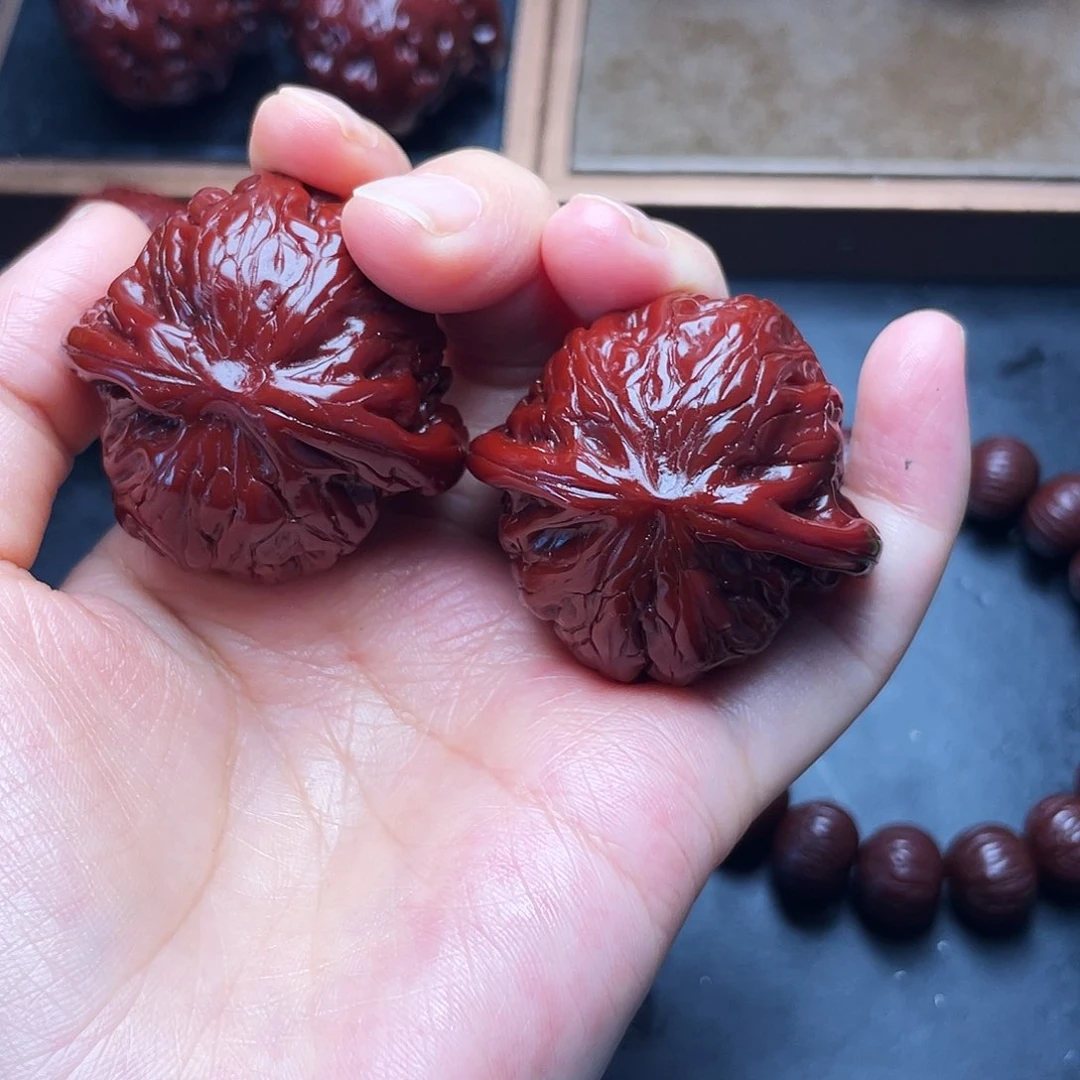 文玩核桃吊坠磨盘