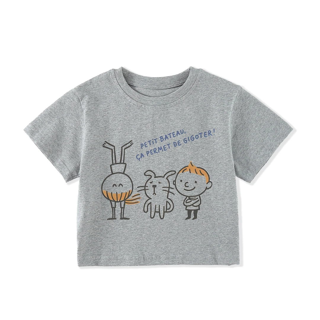 男童夏季薄款短袖T恤