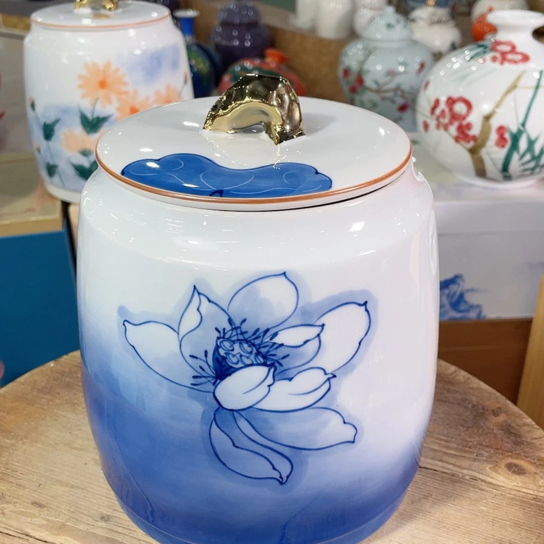 【闪购商品】罐陶瓷茶叶罐密封罐