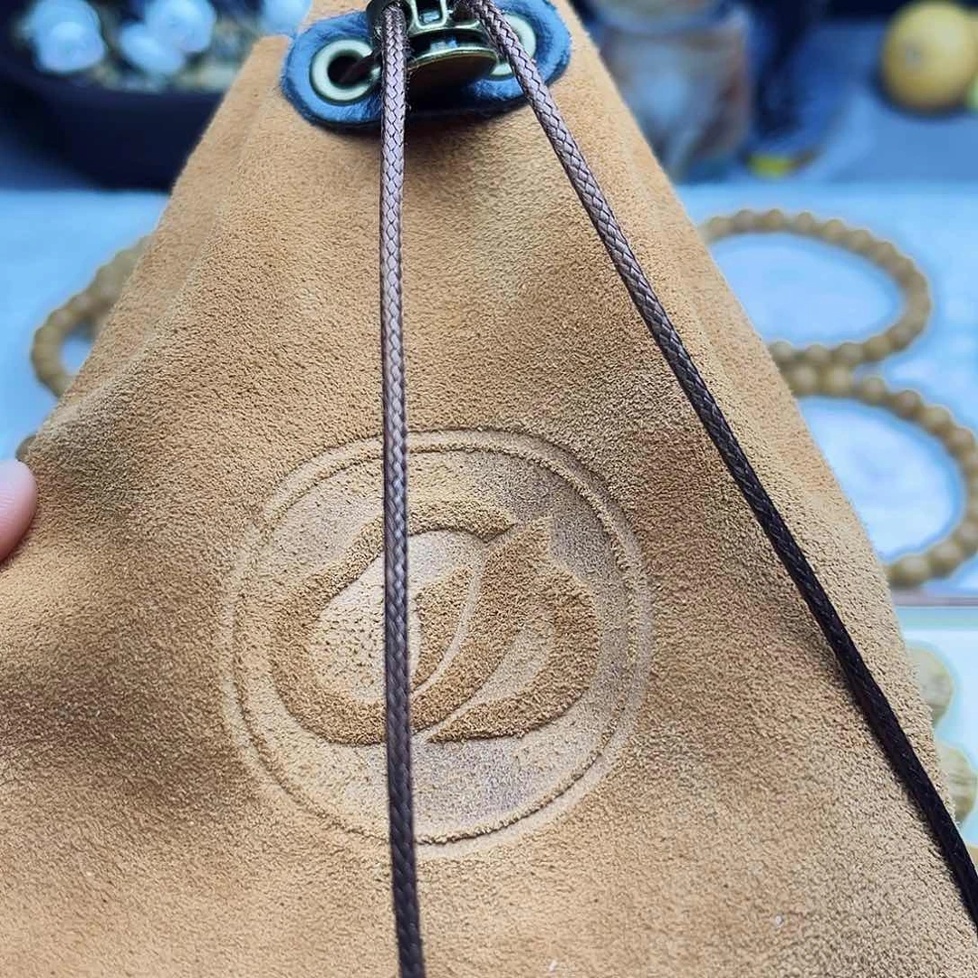 ⏰*牛皮袋子文玩储存袋