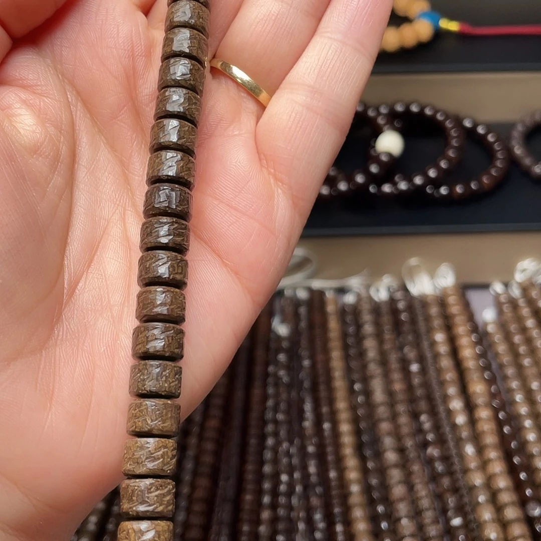 手串椰蒂原生态9-6精品刀纹少棕线