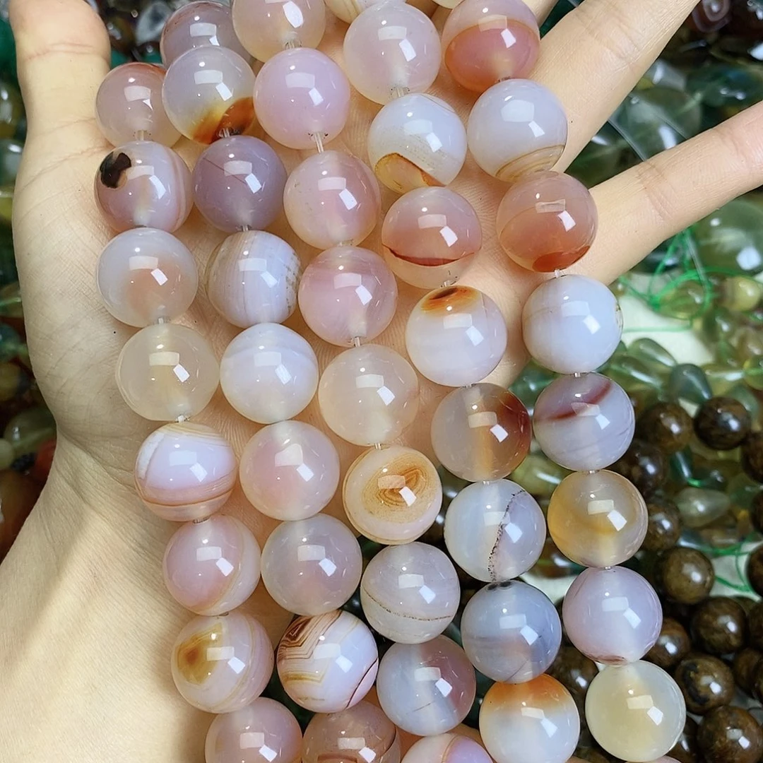 未镶嵌玛瑙/玉髓珠宝半成品卡十六玛瑙一条