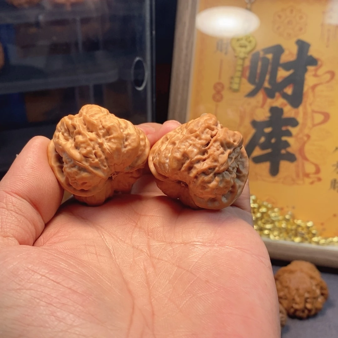把件文玩核桃全品无修37尺头水儿蛤蟆头