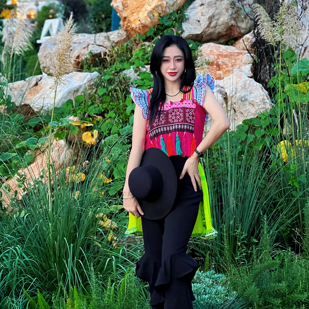 （219）东南亚手工纯棉连衣裙（花色直播间选购）