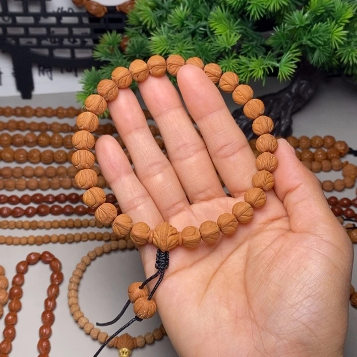 手串桃核玉龙脊手持