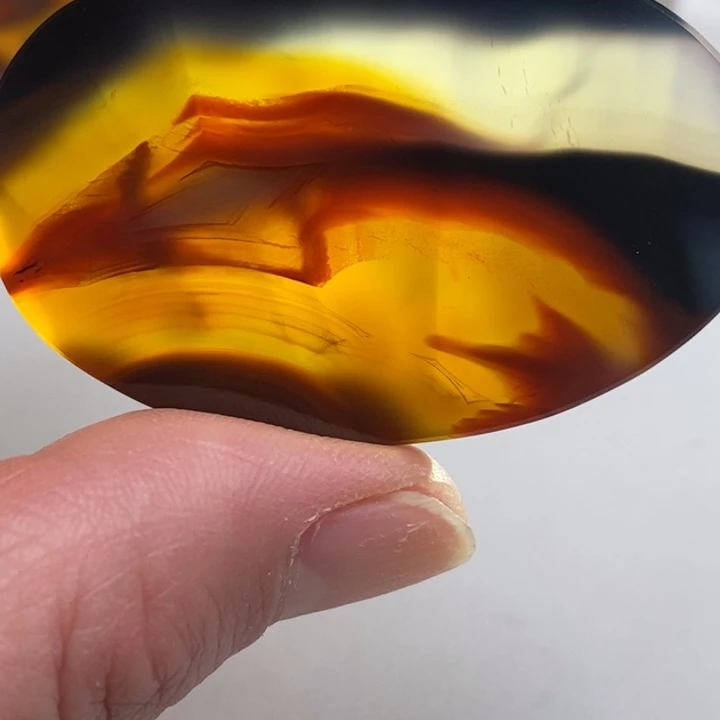 玛瑙/玉髓吊坠未镶嵌石***缘