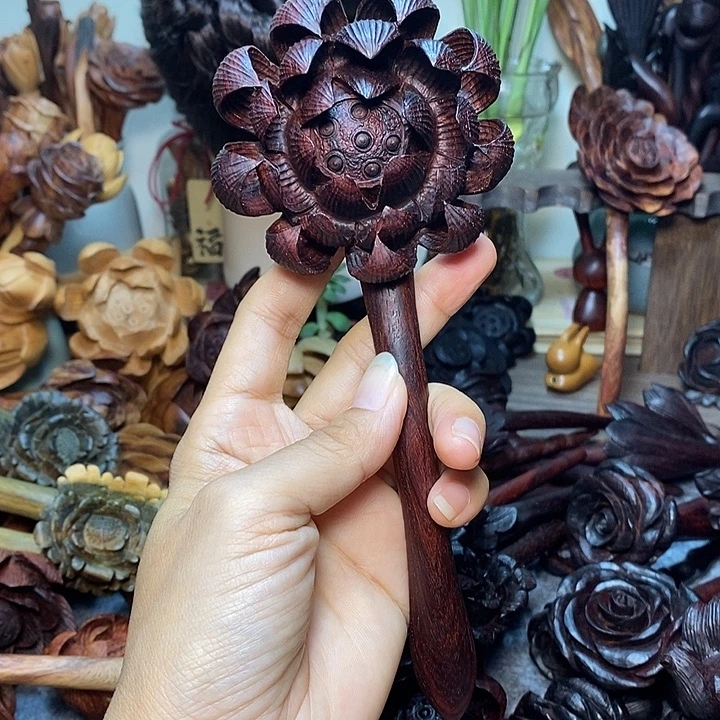 檀香紫檀（小叶紫檀）大莲花