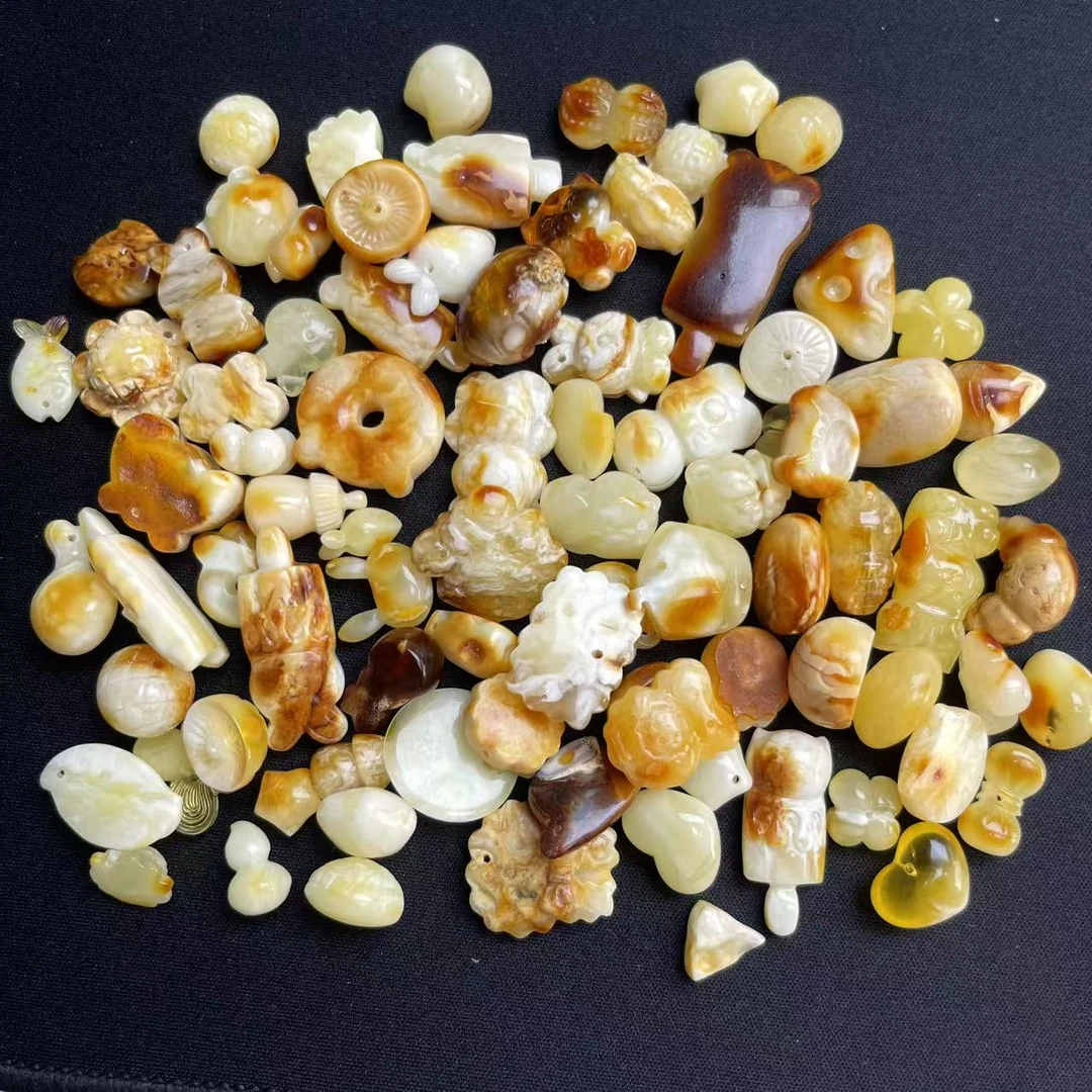 （心选珠宝）琥珀蜜蜡 （微瑕款）介意勿拍（多样性发其一）