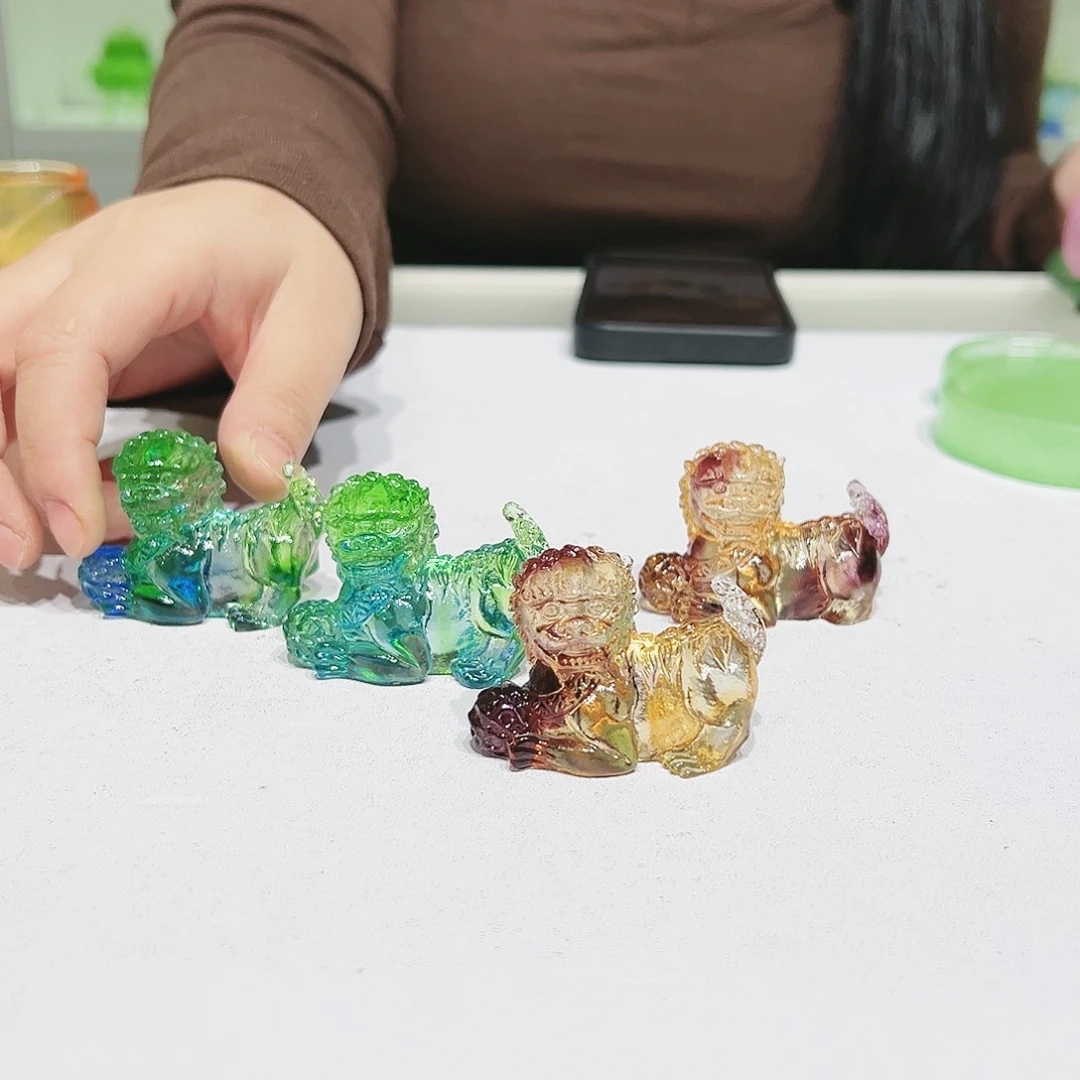 【闪购商品】手工艺品琉璃狮子茶宠