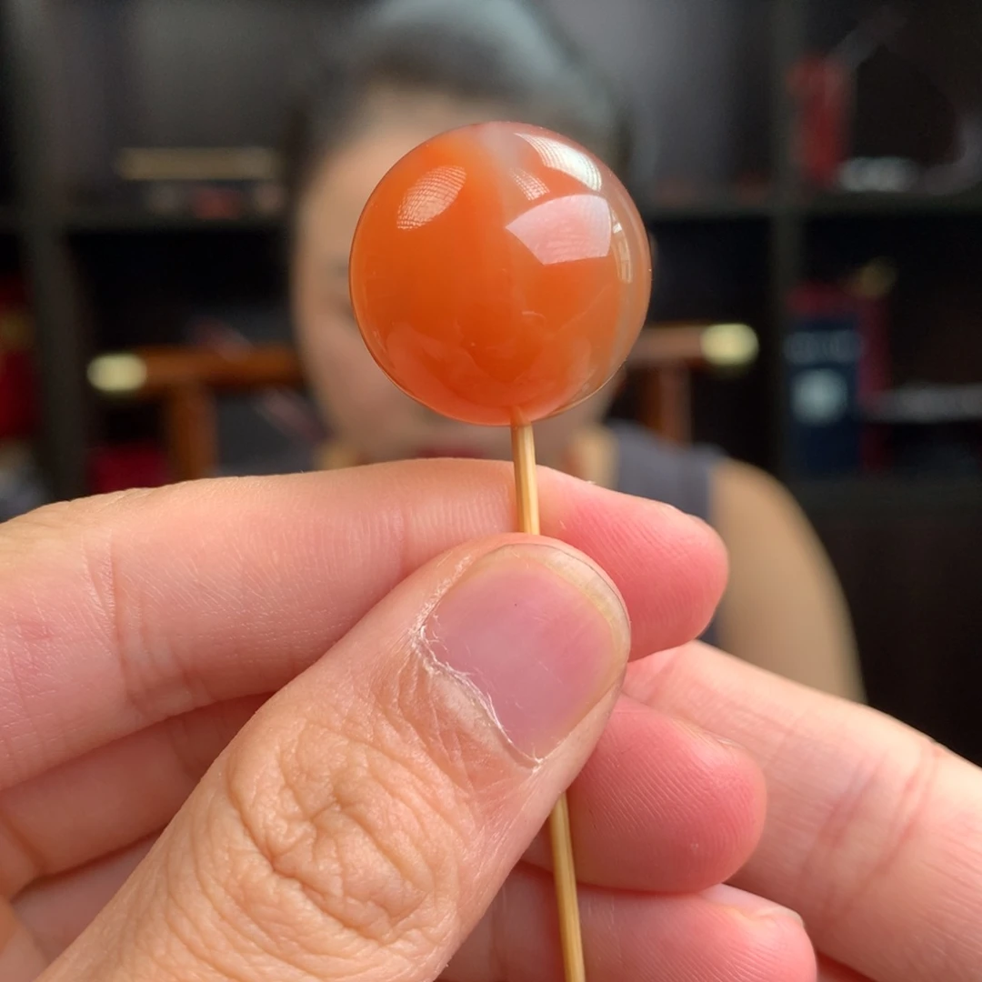 南红玛瑙未镶嵌南红玛瑙冰飘卡21单珠