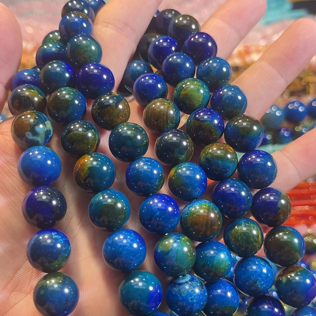 玛瑙/玉髓合金珠宝半成品地球玛瑙一条14mm