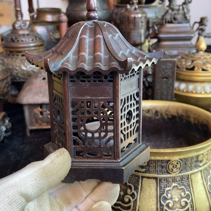 峰*铜器工艺品摆件香炉摆件