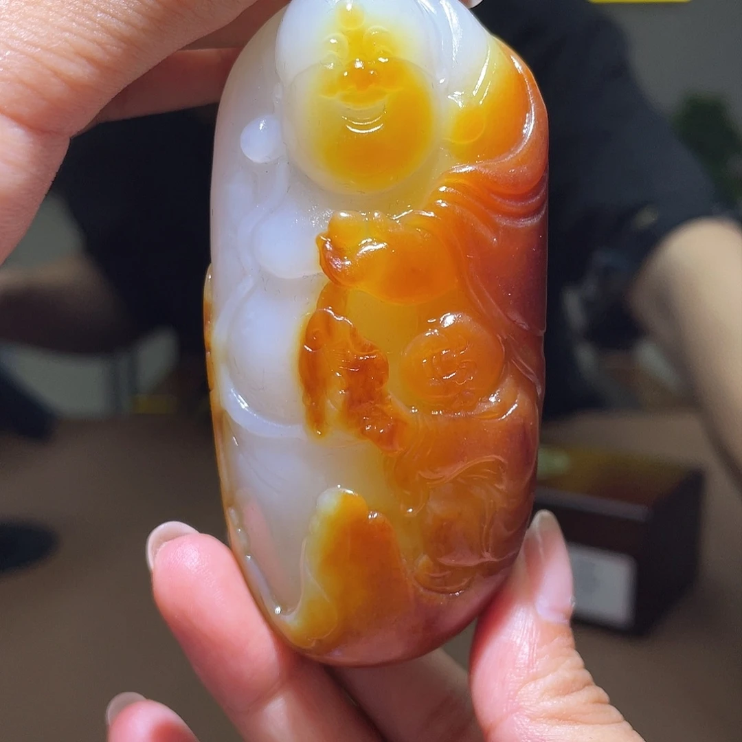 和田玉未镶嵌颈饰D2