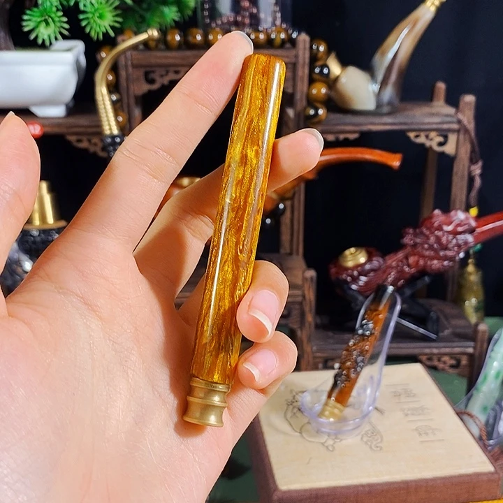 高端定制金丝楠烟嘴