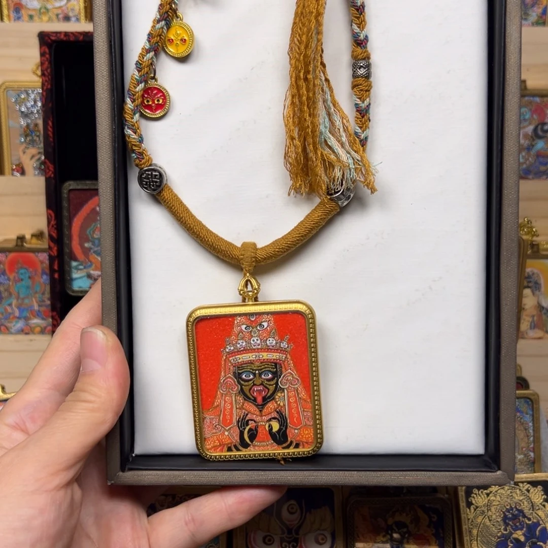 吊坠拾*张杰拉姆单面铜壳