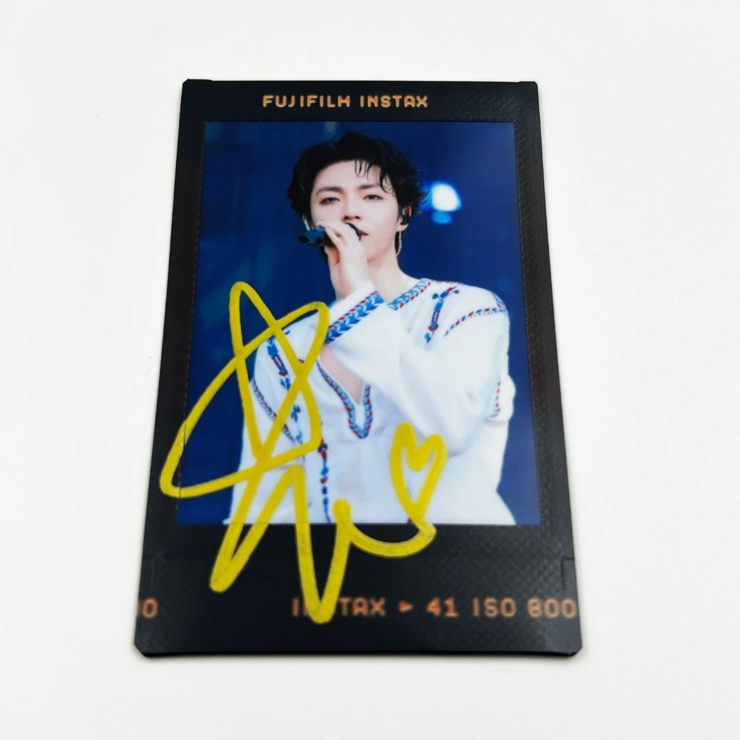 【陈立农】私渠签名正品白边三寸拍立得照片