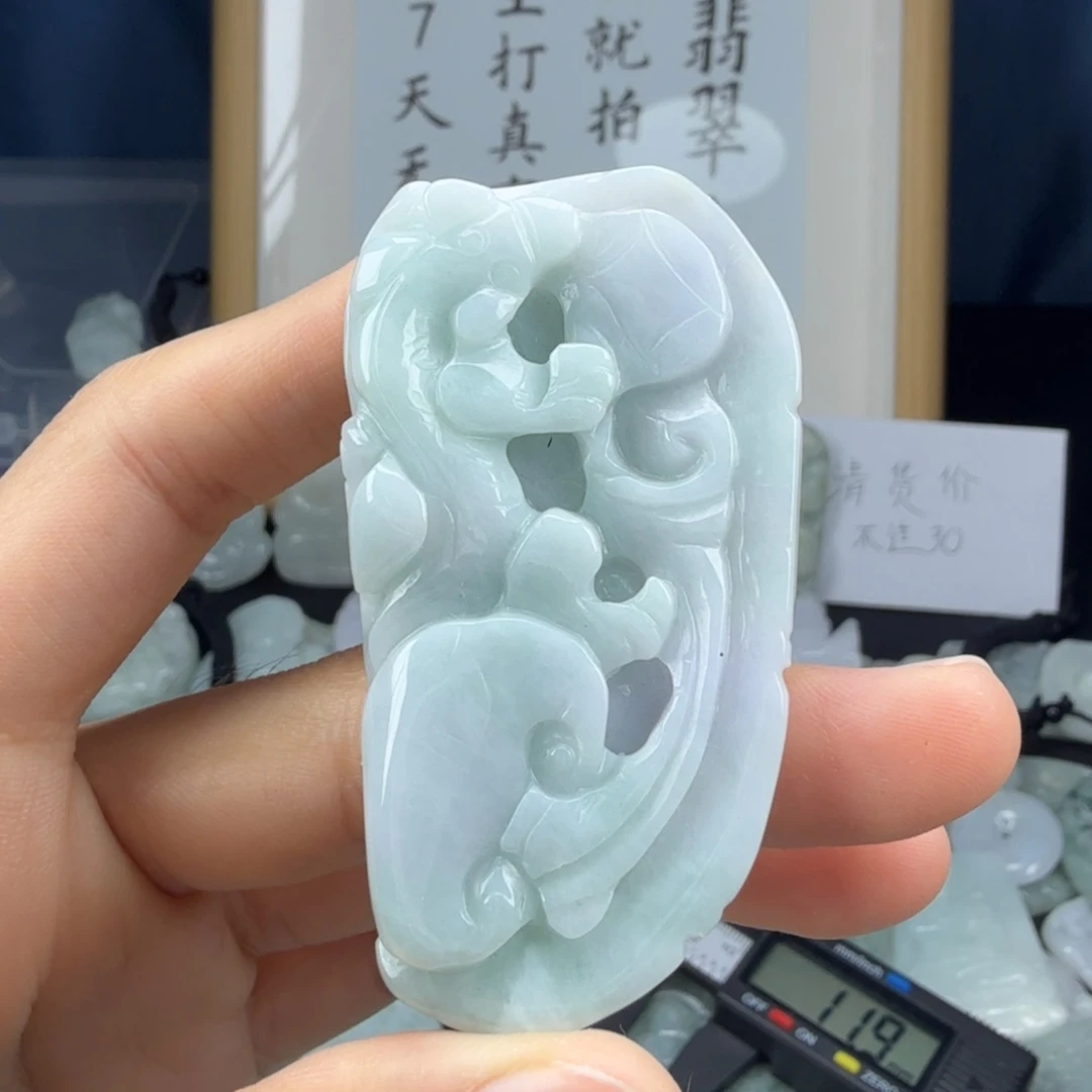 翡翠未镶嵌颈饰翡翠