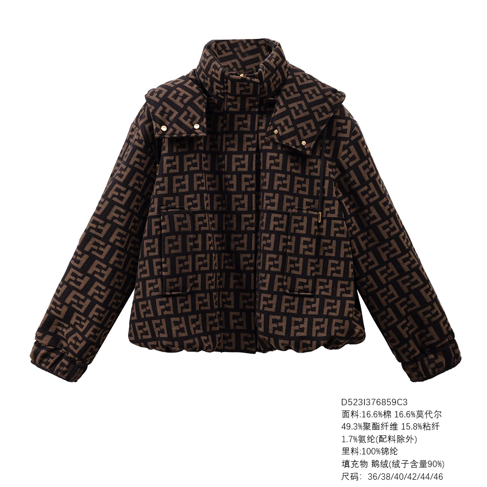 FENDILOR小怪兽25年秋冬款女士羽绒服 D523I376859C