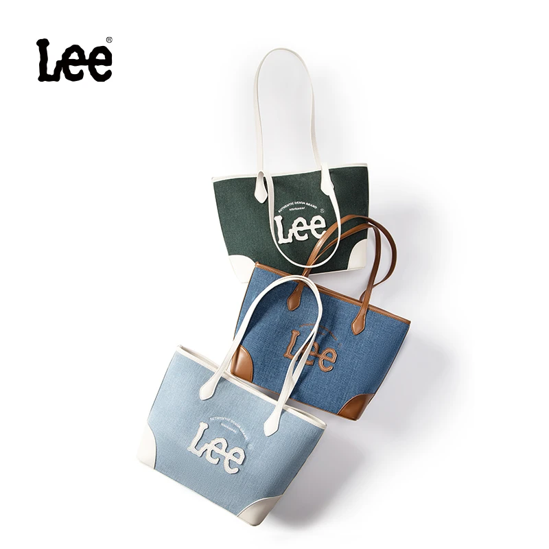 Lee 【经典系列】七夕礼物拼接帆船包 简约单肩 腋下托特包