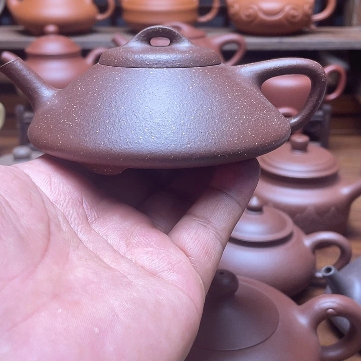 魔***糖茶壶紫泥宜兴紫砂壶半手工制作