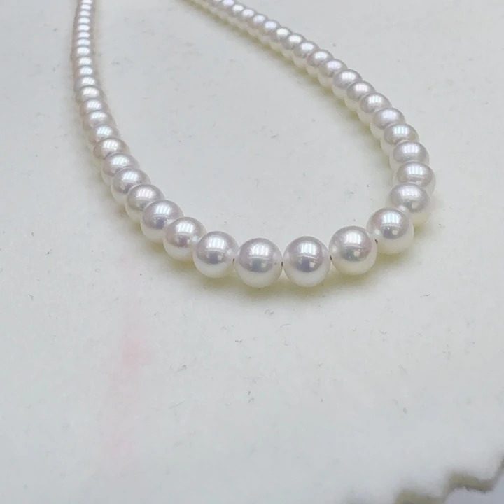 银S925镶嵌颈饰淡水珍珠274